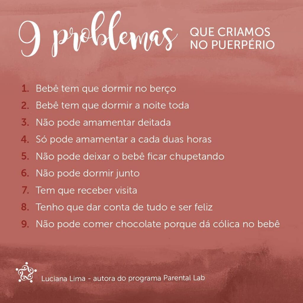 Puerpério: suas regras ou as necessidades do bebê?