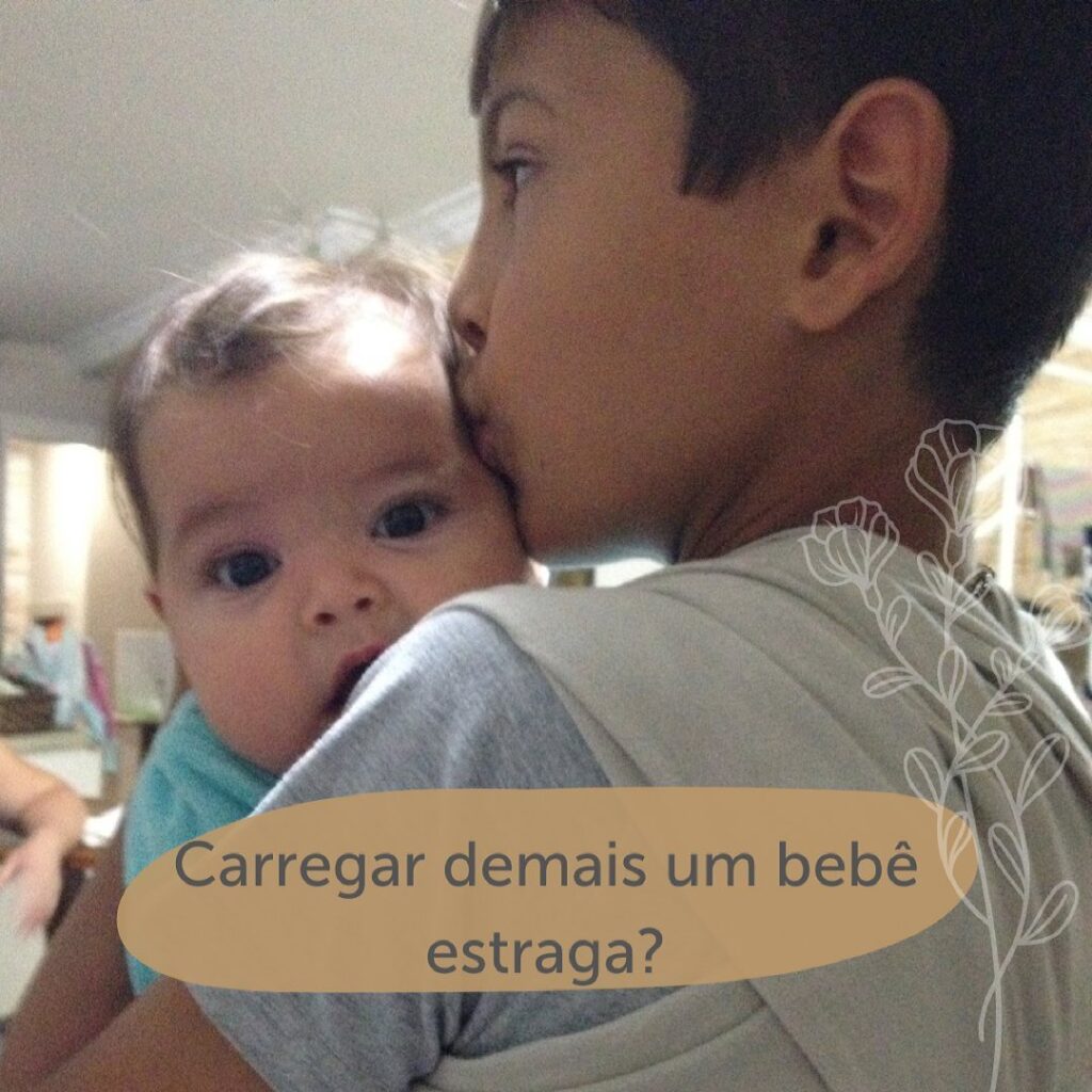Carregar o bebê: segurança, afeto e desenvolvimento saudável