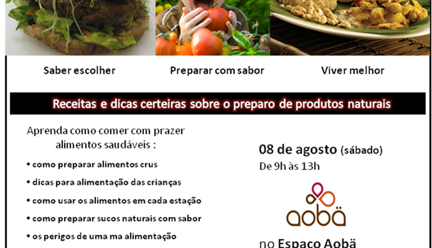 Alimentação natural e saborosa