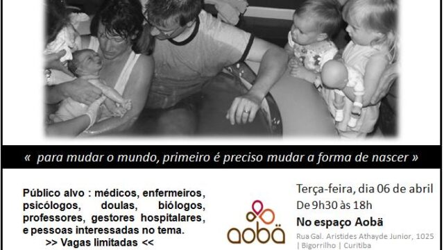 Michel Odent no espaço Aobä