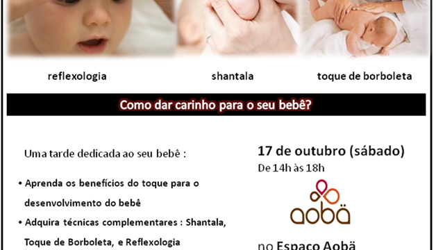 Oficina de Massagem no Bebê