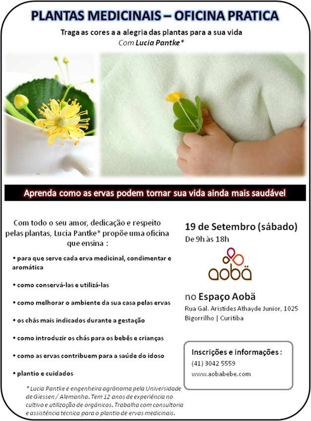 Plantas Medicinais – Oficina Prática